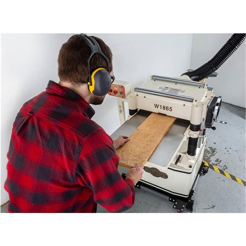 Load image into Gallery viewer, Shop Fox W1865 - 20&quot; 5 HP Planer with Helical Cutterhead
